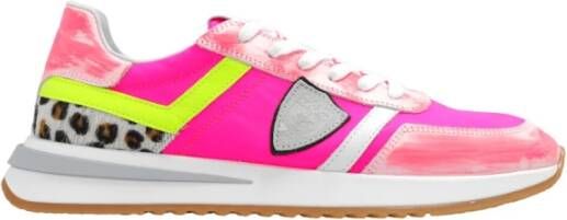 Philippe Model Fuchsia Hardloopschoenen Tropez 2.1 Multicolor Dames