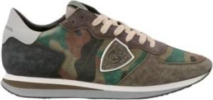 Philippe Model Sneakers Running Trpx Groen Heren