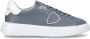 Philippe Model Blauwe Suède Lichtgewicht Sneakers Blue Heren - Thumbnail 1