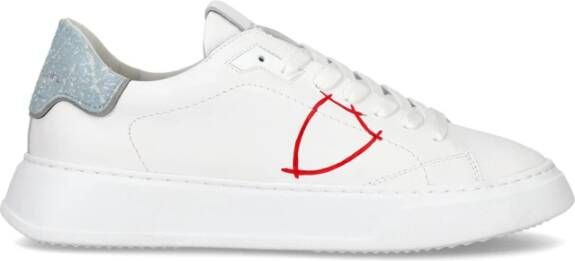 Philippe Model Sneakers Temple Tennis White Heren