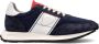 Philippe Model Suède Logo Sneakers Rubberen Zool Blue Heren - Thumbnail 17