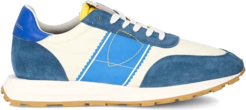 Philippe Model Sneakers van leer en stof met logo Multicolor Heren