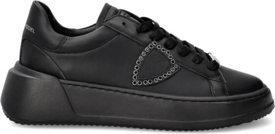 Philippe Model Sneakers Tres Temple Tennis Vrouwen Zwart Black Dames