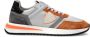 Philippe Model Stadsstijl Hardloopsneakers Grijs Cognac Multicolor Heren - Thumbnail 1