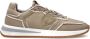 Philippe Model Vintage Stijl Beige Hardloopschoenen Beige Heren - Thumbnail 1