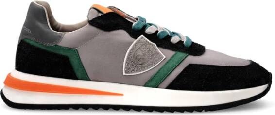 Philippe Model Tropez 2.1 Hardloopschoenen Grijs Oranje Gray Heren