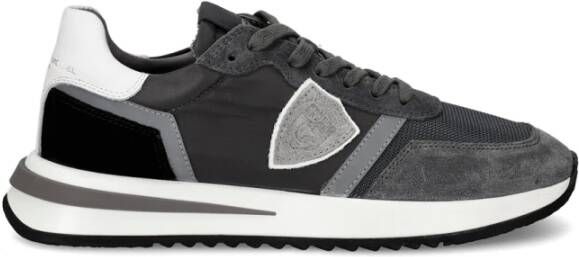 Philippe Model Vintage-geïnspireerde Sneakers Tropez 2.1 Laag voor Heren Grijs Heren