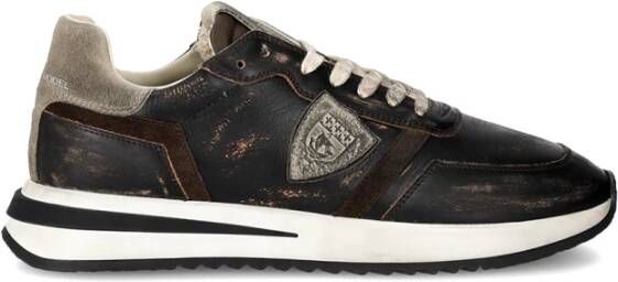 Philippe Model Comfortabele Lage Top Sneakers Multicolor Heren