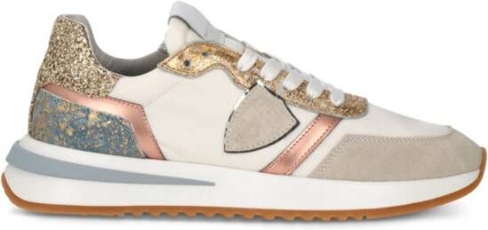 PHILIPPE MODEL Lage Sneakers Dames Tropez 2.1 Low Leer Wit