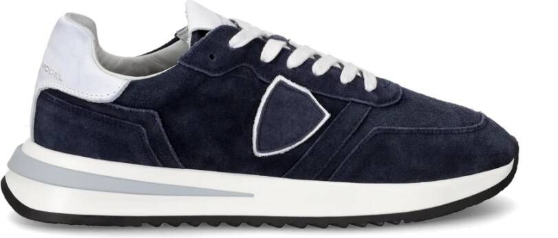 Philippe Model Tropez 2.1 Low Man Synthetische Schoenen Blauw Heren