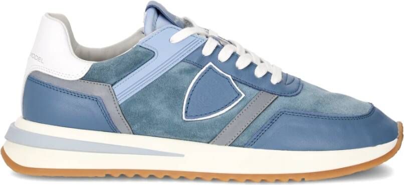 PHILIPPE MODEL Lage Sneakers Heren Tropez 2.1 Low Man Suède Blauw