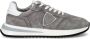 Philippe Model Italiaanse Suède Stijlvolle Heren Sneakers Gray Heren - Thumbnail 1