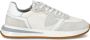 Philippe Model Ivoor Leren Sneakers met Contrasterende Details Beige - Thumbnail 1