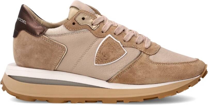 Philippe Model Sneakers Tropez Haute Running Brown Dames