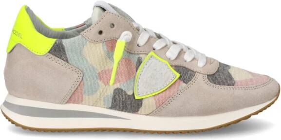 Philippe Model Roze Trpx Hardloopschoenen Vrouwen Multicolor Dames