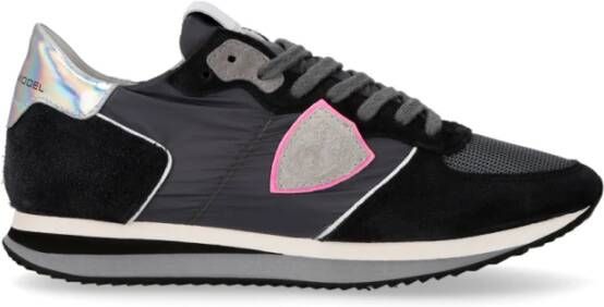 Philippe Model Roze Paarse Hardloopschoenen Trpx Model Multicolor Dames