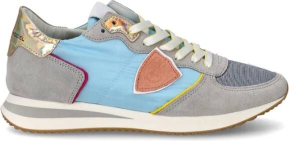 Philippe Model Mondiale Pop Sneaker Upgrade Style ID: Tzld-Wj13 Blauw Dames
