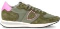 Philippe Model Chic Running Shoes Trpx Model Green Dames - Kaki