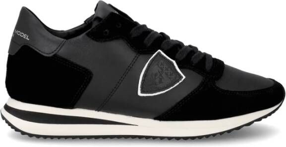 Philippe Model Zwarte Urban Glamour Trpx Sneaker Black Dames