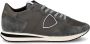 Philippe Model Low Top Sneakers met Gebochte Inserts Gray Heren - Thumbnail 1