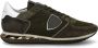 Philippe Model Leren Trpx Hardloopschoenen Green Heren - Thumbnail 5