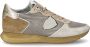 Philippe Model Stijlvolle lage top sneakers in grijs bruin en wit - Thumbnail 1