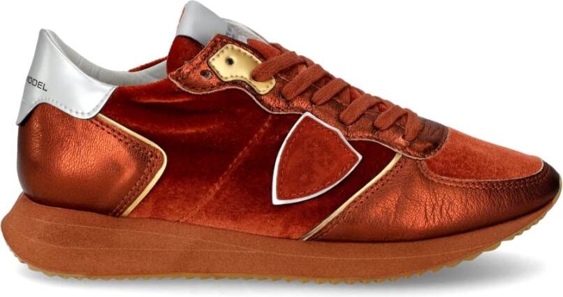 Philippe Model Oranje Trpx Lage Sneakers Orange Dames - Foto 2