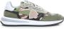 Philippe Model Tropez 2.1 Camouflage Militaire Rose Sneakers Groen Dames - Thumbnail 2