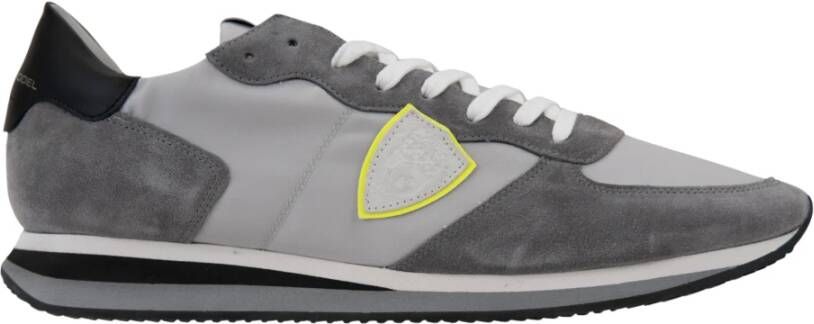 Philippe Model Sneakers van suède en leer met veters