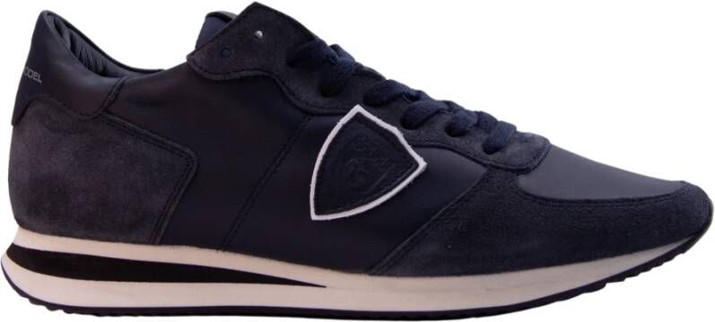 Philippe Model Trpx Veau Sneakers Stijlvol en Comfortabel Blauw Heren