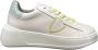 Philippe Model Glitter White Yellow Casual Sneakers White Dames - Thumbnail 1