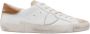 Philippe Model Vernieuwde Prsx Sneaker met Vintage Afwerking Beige Heren - Thumbnail 1