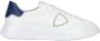 Philippe Model Eenvoudige Temple Sneakers met Vetersluiting White Heren - Thumbnail 21