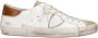 Philippe Model Vernieuwde Prsx Sneaker met Vintage Afwerking Beige Heren - Thumbnail 30