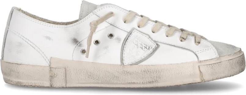 Philippe Model Witte Sneakers voor Heren White Heren