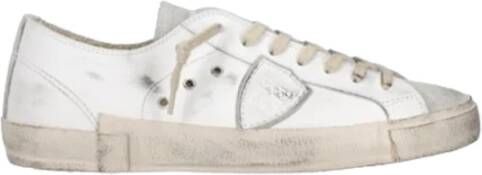 Philippe Model Witte Sneakers voor Heren White Heren