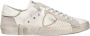 Philippe Model Witte leren sneakers met gebruikt effect White Heren - Thumbnail 15