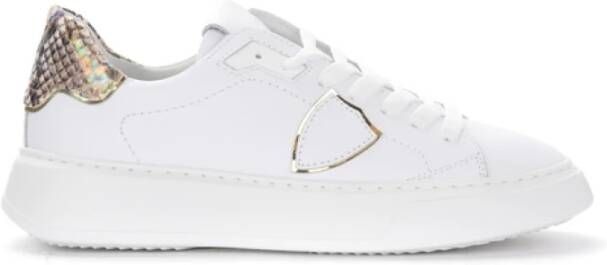 Philippe Model Witte Sneakers Klassiek Model White Dames