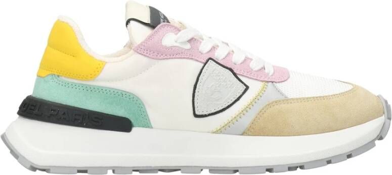 Philippe Model Vintage Racing Style Sneaker Multicolor Dames