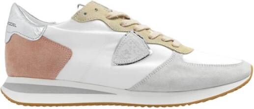 Philippe Model Stijlvolle Sneakers met Bruine EVA Zool Beige Dames