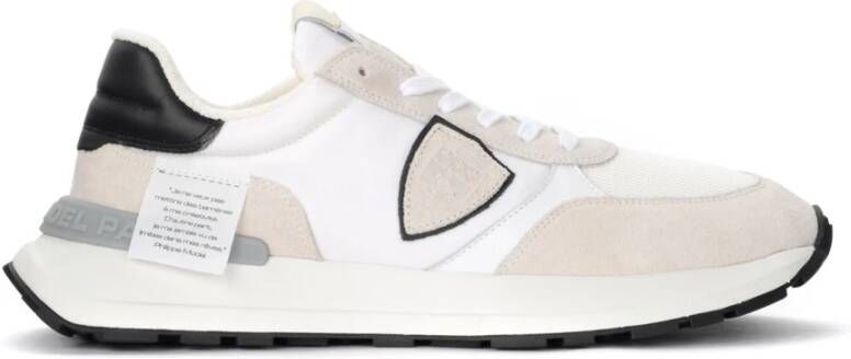 Philippe Model Stijlvolle witte sneakers voor heren Multicolor Heren