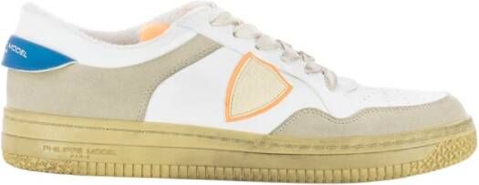 Philippe Model Lyon Lage Sneakers voor Mannen White Heren