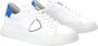 Philippe Model Witte Blauwe Temple Sneakers Ode Frankrijk Multicolor Heren - Thumbnail 1