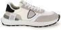 Philippe Model Stijlvolle witte sneakers voor heren Multicolor Heren - Thumbnail 1