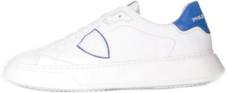 Philippe Model Witte Blauwe Temple Sneakers Ode Frankrijk Multicolor Heren