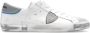 Philippe Model Leren Vetersluiting Sneakers White Heren - Thumbnail 6