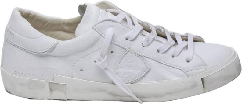 Philippe Model Witte Sneakers met Uniek Ambachtelijk Ontwerp White Heren - Foto 6