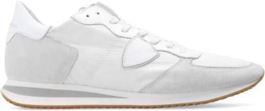 Philippe Model Trpx sneakers van nylon en suède White Heren