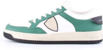 Philippe Model Lyon Recycle Mixage Sneakers Groen Heren