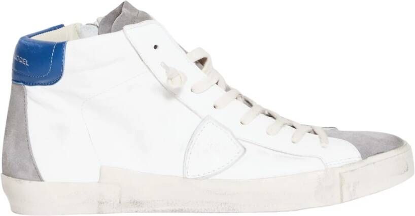 Philippe Model Moderne Herensneakers Wx12 Bianco Grigio White Heren